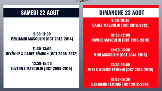 TRYOUTS/SÉLECTIONS 25-26